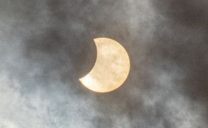 Foto de un eclipse solar